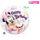 Minnie Mouse 1st birthday bubble 22in