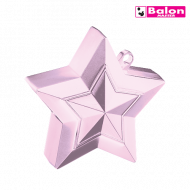 Balloon weight shaped star pearl pink