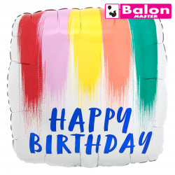 Happy birthday paint 18in