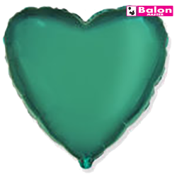 Heart turquoise 18in