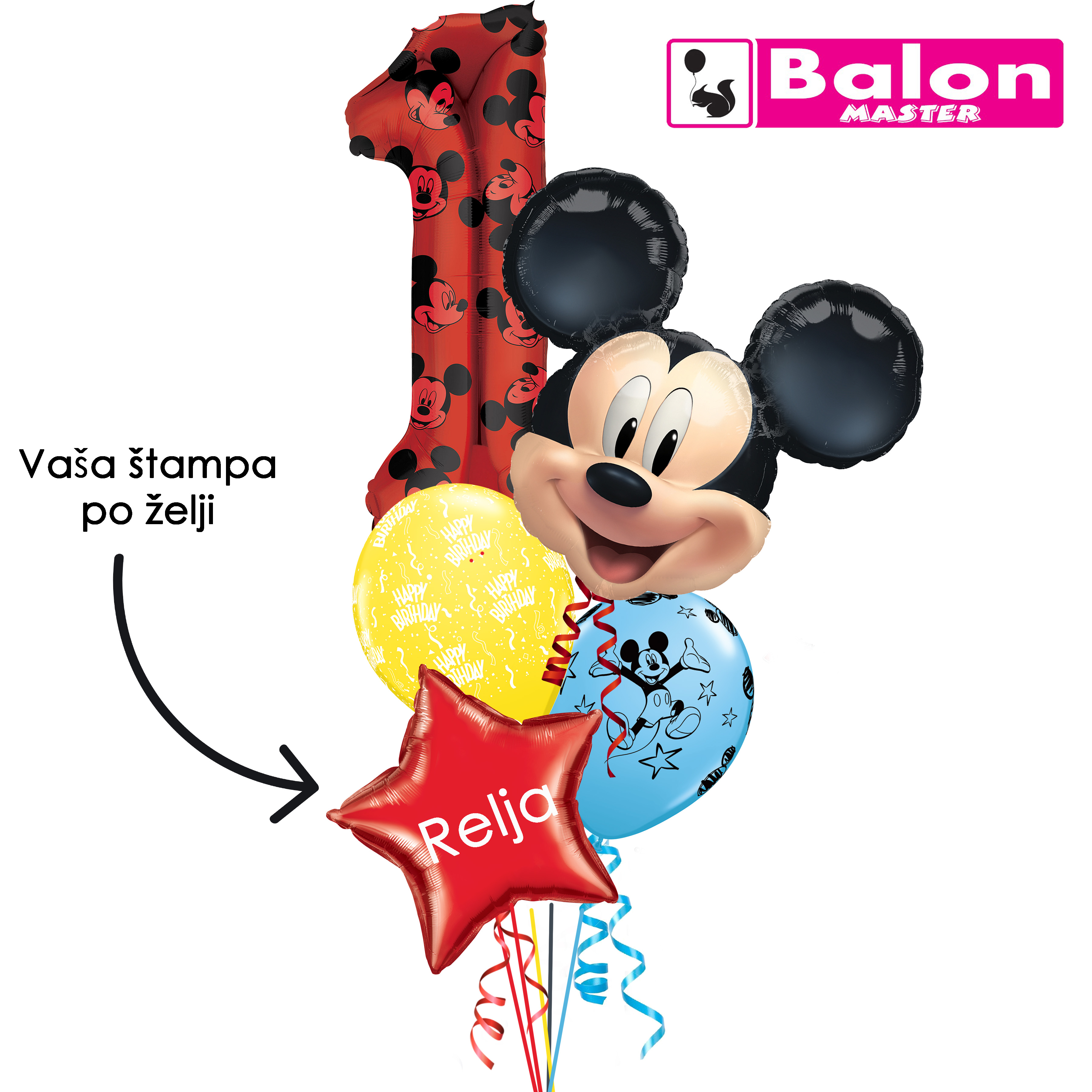Miki Maus folija balon • Baloni Balon SHOP